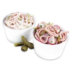 Wurstsalat, Fleischsalat oder Gefl&uuml;gelsalat