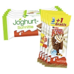 Joghurt-Schnitte oder kinder Maxi King