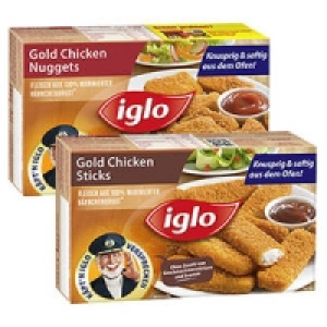 iglo 12 Gold Chicken Nuggets oder 10 Gold Chicken Sticks