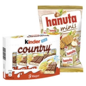 hanuta minis oder kinder country 1.59&nbsp;&euro;