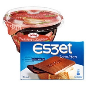 Zentis Fr&uuml;hst&uuml;cks-Konfit&uuml;re oder Eszet-Schnitten 0.69&nbsp;&euro;