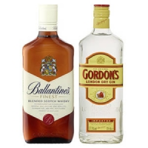 Ballantines Finest Scotch Whisky oder Gordon&acute;s London Dry Gin
