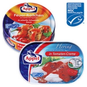 Appel Heringsfilets oder Heringsr&ouml;llchen