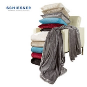 Flanell-Fleece-Wohndecke