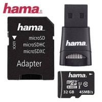 Real  Highspeed-microSDHC-Karte 32 GB mit USB-Adapter