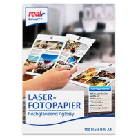 Real  Laser-Fotopapier