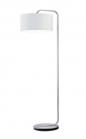 Roller  Stehlampe CANNES - weiß-Nickel matt - 152 cm Höhe