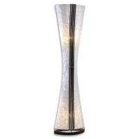 Roller  Stehlampe ABUJY - Metall - Perlmutt - Höhe 150 cm