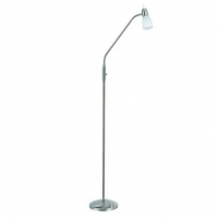 Roller  Energiespar-Stehlampe JULIA - Stahl - Glas weiß