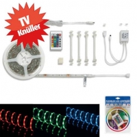 Roller  LED-Lichtband - 16 Farben - mit Fernbedienung - 5 Meter