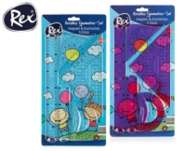Rex®Flexibles Geometrieset, 5-teilig