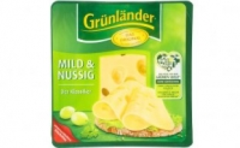 Grünländer Käsescheiben oder -würfel 1.49 €