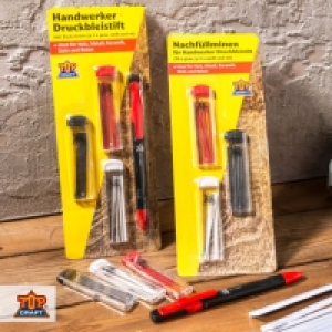 Aldi Nord Top Craft® Handwerker-Druckbleistift/Ersatzminen