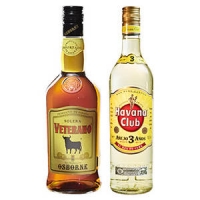 Real  Havana Club Rum, 3 Jahre, Osborne Veterano oder 103