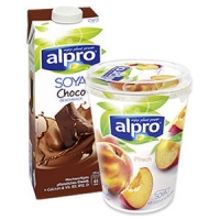 Real  alpro Soya Drink oder Joghurt-Alternativen