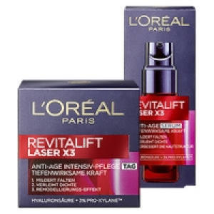 LOr&eacute;al Revitalift Laser X3 Tagespflege, Serum oder Augenpflege 13.99&nbsp;&euro;