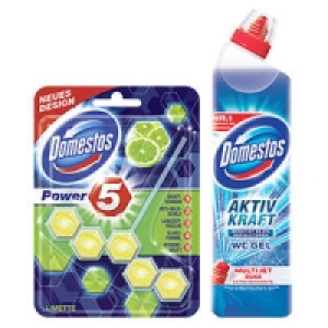 Domestos WC Gel oder WC-Stein Power 5 1.29&nbsp;&euro;