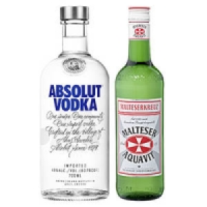Absolut Vodka oder Malteserkreuz Aquavit 10.99&nbsp;&euro;