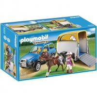 Karstadt Playmobil® PLAYMOBIL® Country PKW mit Pferdeanhänger 5223