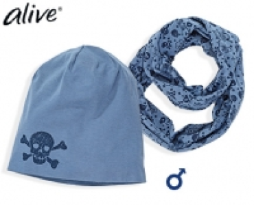 alive®Kinderschal mit Mütze
