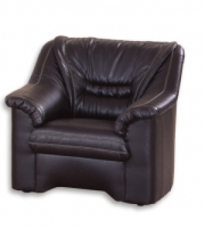 Roller  Sessel - braun - Kunstleder