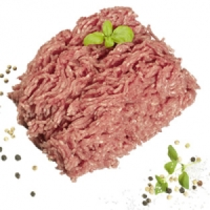Frisches Hackfleisch gemischt aus Schweine- und Rindfleisch, je 100 g 0.44&nbsp;&euro;
