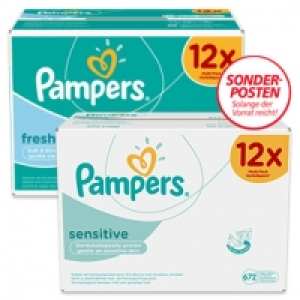 Pampers Feuchtt&uuml;cher versch. Sorten jede 12er-Packung 8.99&nbsp;&euro;