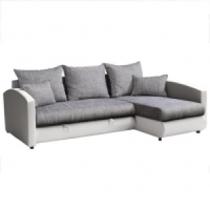 Ecksofa - weiß-grau - mit Liegefunktion 659.99 €