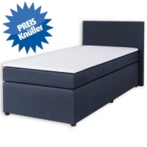 Boxspringbett TOGO - H3 - anthrazit - 90x200 cm 249.99 €