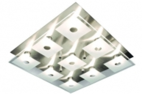 Näve Halogen-Deckenleuchte Square II inkl. Leuchtmittel