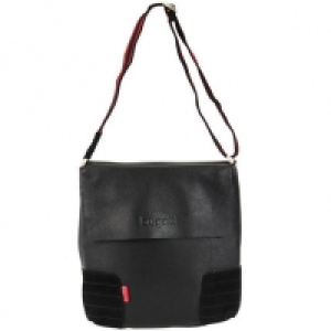 Bugatti Race Umh&auml;ngetasche Leder 30 cm, schwarz