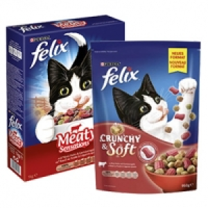 Felix Katzen-Trockennahrung versch. Sorten, jede 950-g/1-kg-Packung 2.29 €