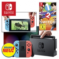 Real  Nintendo Switch inkl. 1-2-Switch, Setpreis