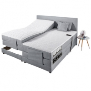 BeCo Motor-Boxspring-Bett MALOJA, hellgrau 1,199.00 €
