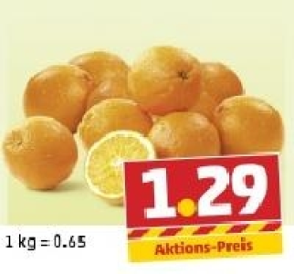 Orangen 1.29 €