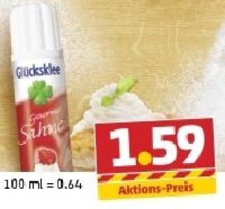 GLÜCKSKLEE Sprühsahne