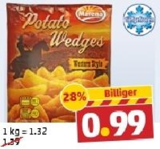 MARENA Potato Wedges Western Style