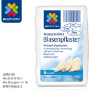 MULTINORM Transparente Blasenpflaster