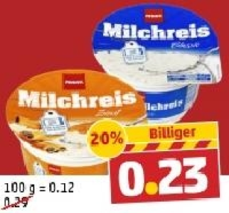 PENNY Milchreis 0.23 €