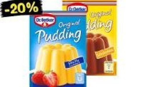 Dr. Oetker Pudding 0.79 €