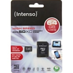 Speicherkarte microSD 64GB + SD-Adapter Class 10