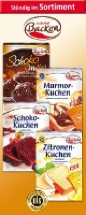 Kuchen-Backmischungen 1.59&nbsp;&euro;