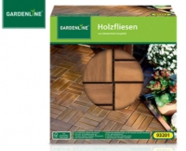 GARDENLINE®Holzfliesen 19.99 €
