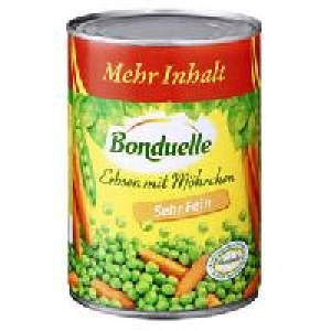 Bonduelle Erbsen, sehr fein mit M&ouml;hrchen 1.19&nbsp;&euro;