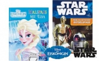 Netto  Die Eiskönigin und Star Wars Mal- und Stickerbücher