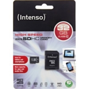 Speicherkarte microSD 32GB + SD-Adapter Class 10