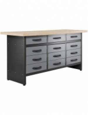 Meisterwerkbank, 12 Schubladen, grau 399.99&nbsp;&euro;