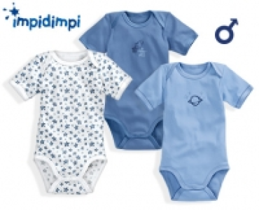 impidimpi Baby-Bodys, 3 Stück