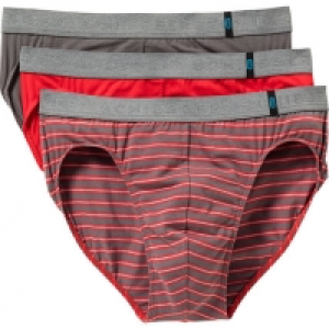 Schiesser Herren-Rioslip, 3er-Pack, rot