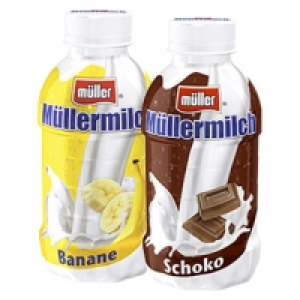 Müllermilch versch. Sorten, jede 400-ml-Flasche 0.59 €